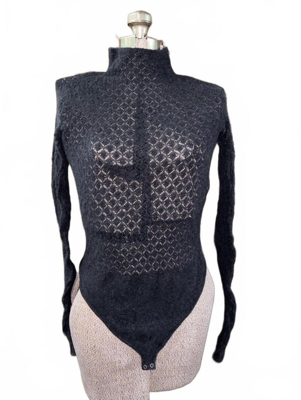 Abercrombie & Fitch Merino Wool Blended long sleeve body suit